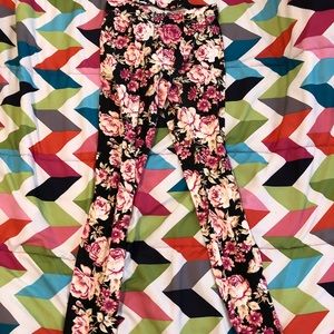 Floral leggings
